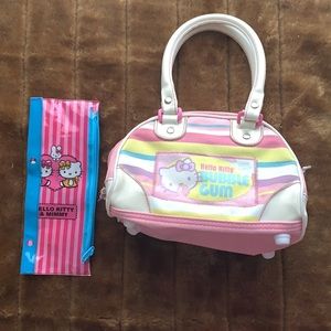 Y2K Hello Kitty purse and binder pouch